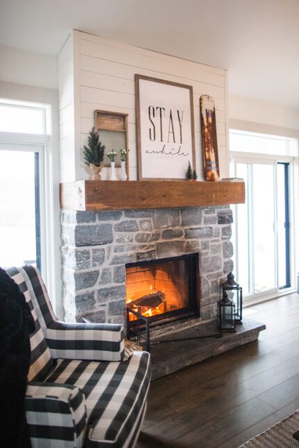 Fall-Inspired Fireplace Makeovers